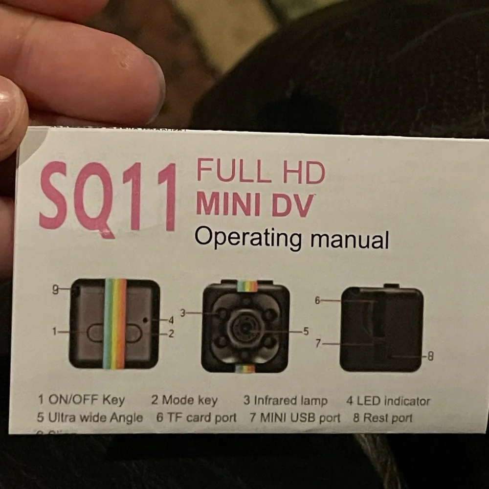 SQ11 Mini Camera 1080P HD Micro Camera 30 Frame Action Video Camera Sports DV